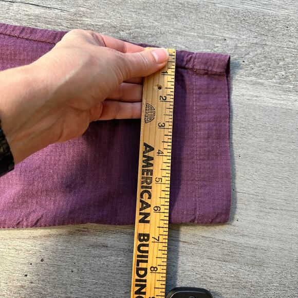 Gudrun Sjoden Cotton Pants Elastic Waist Plum Purple Small - Picture 13 of 14